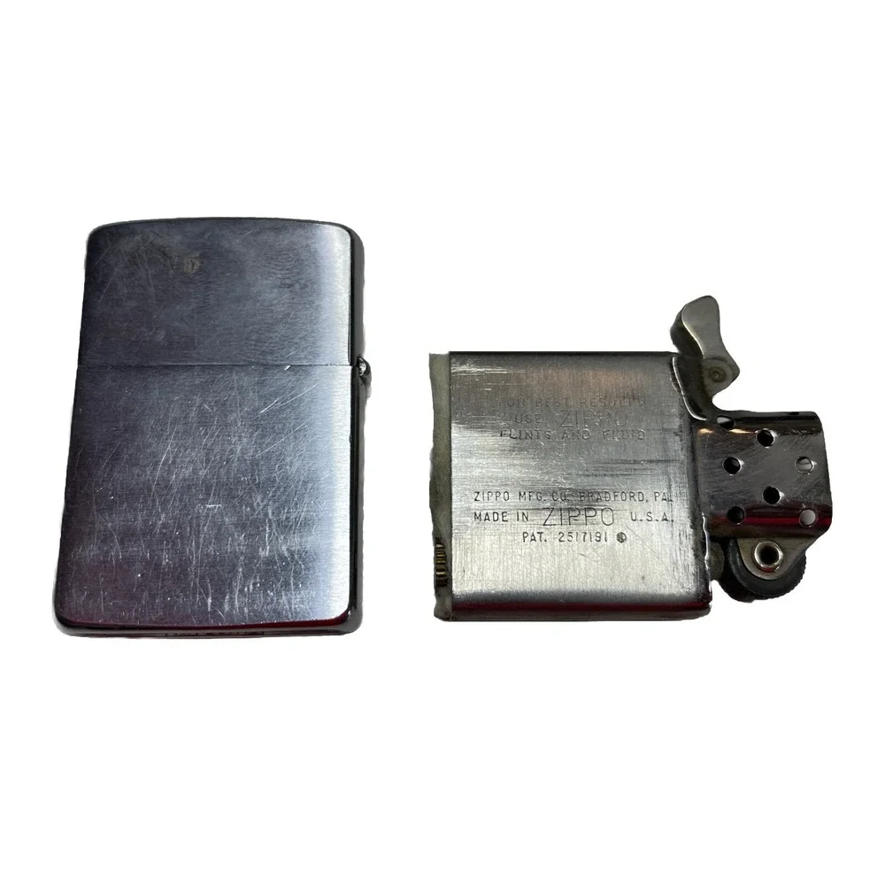 Zippo lighter vintage Pat. 2517191 Bradford PA 4i‎